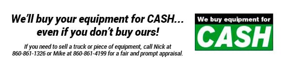 We'll buy your equipment for cash!