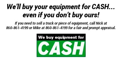 We'll buy your equipment for cash!